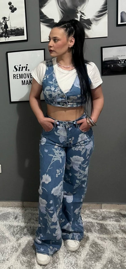 Floral Denim Dream